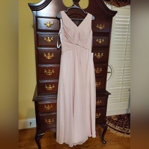 Azazie bridesmaid dress. Blushing pink. Size 4. Worn once.